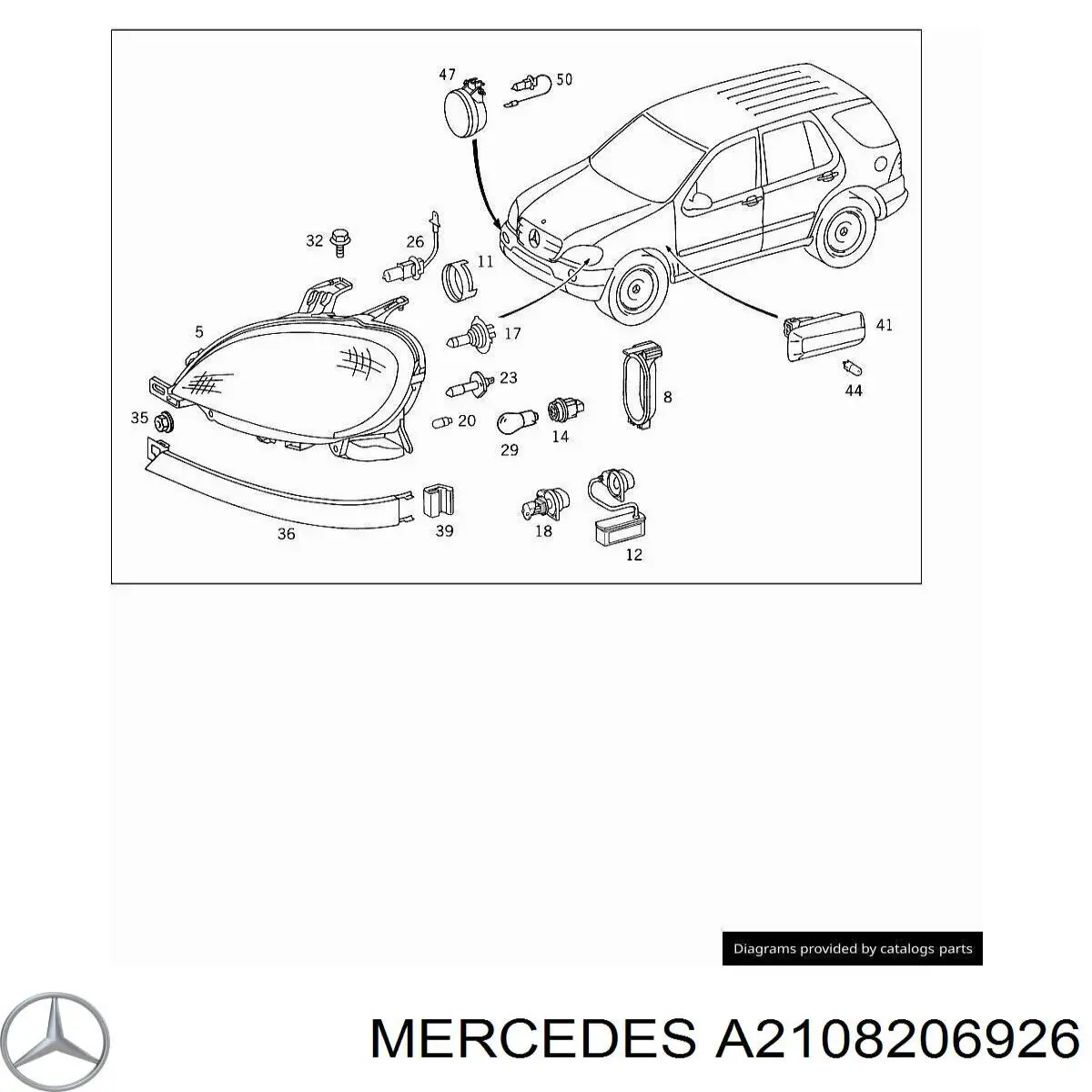 Centralita, faros xenon Mercedes A2108206926 precio, desde 858,72 EUR