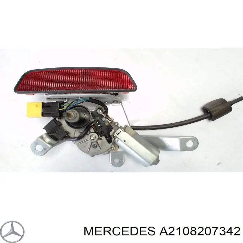 2108207342 Mercedes motor limpiaparabrisas, trasera