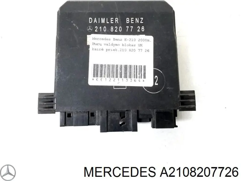 Comprar A2108207726 Mercedes Unidad de confort de la puerta delantera