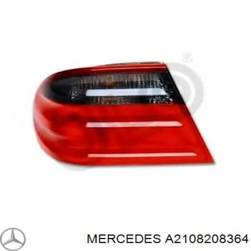 A2108208364 Mercedes piloto posterior exterior izquierdo