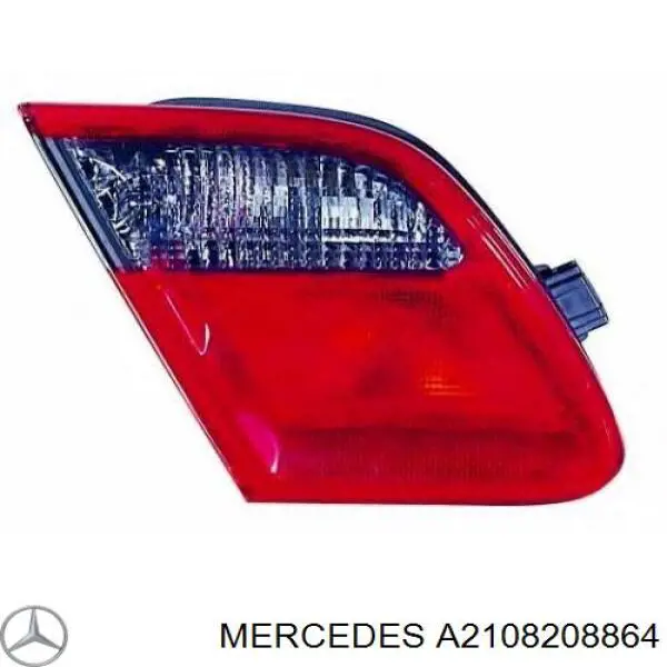 A2108208864 Mercedes piloto posterior interior derecho