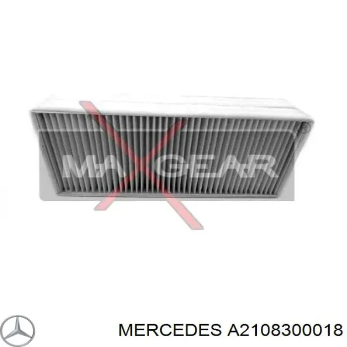 A2108300018 Mercedes filtro de habitáculo