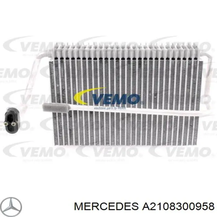 A2108300958 Mercedes evaporador, aire acondicionado