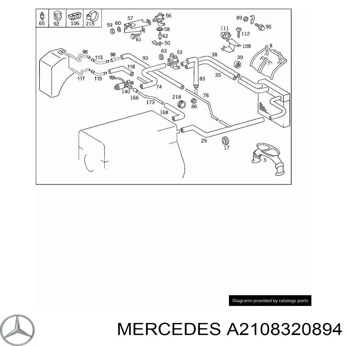 A2108320894 Mercedes