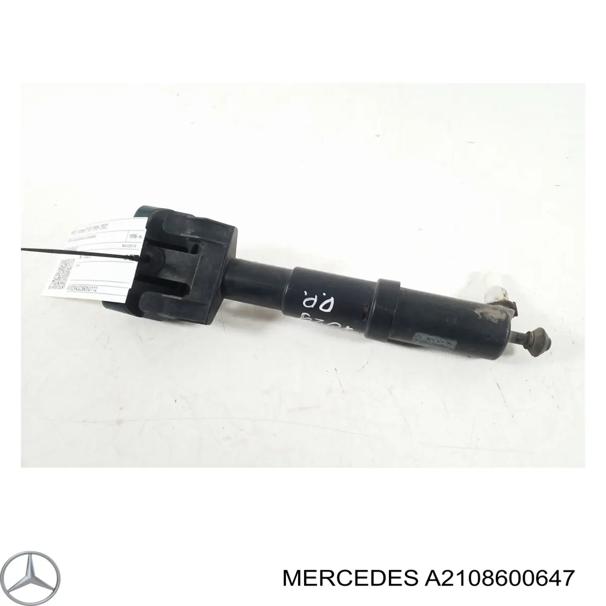 A2108600647 Mercedes tobera de agua regadora, lavado de faros, delantera derecha