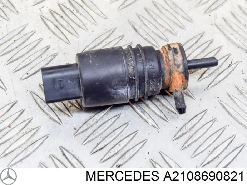 Bomba de agua limpiaparabrisas, delantera A2108690821 Mercedes