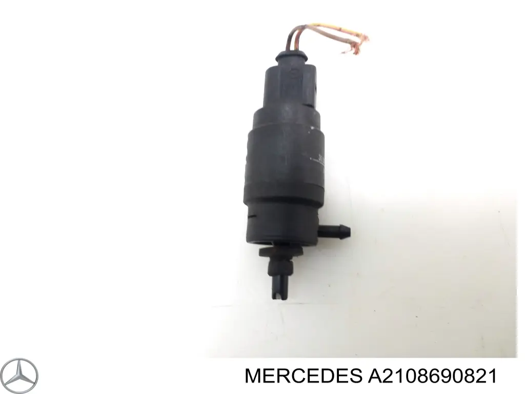 Comprar A2108690821 Mercedes Bomba de agua limpiaparabrisas, delantera