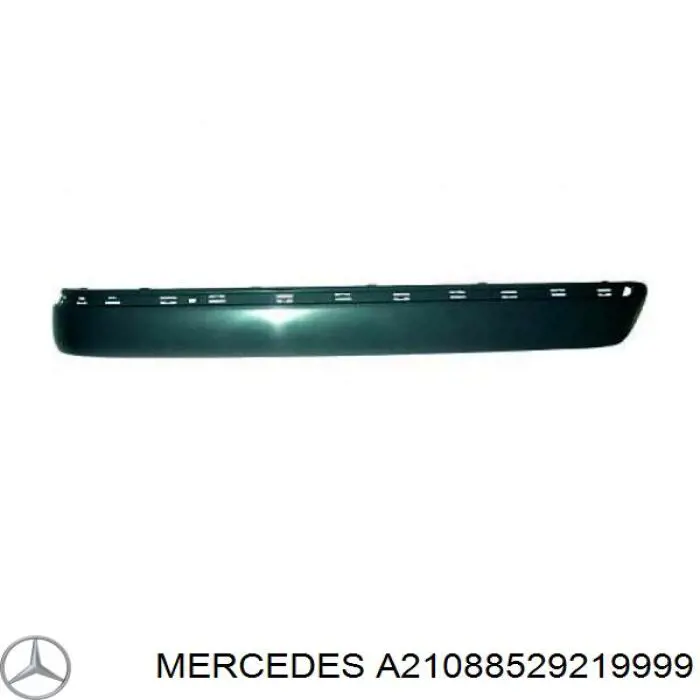 2108852921 Mercedes moldura de parachoques trasero izquierdo