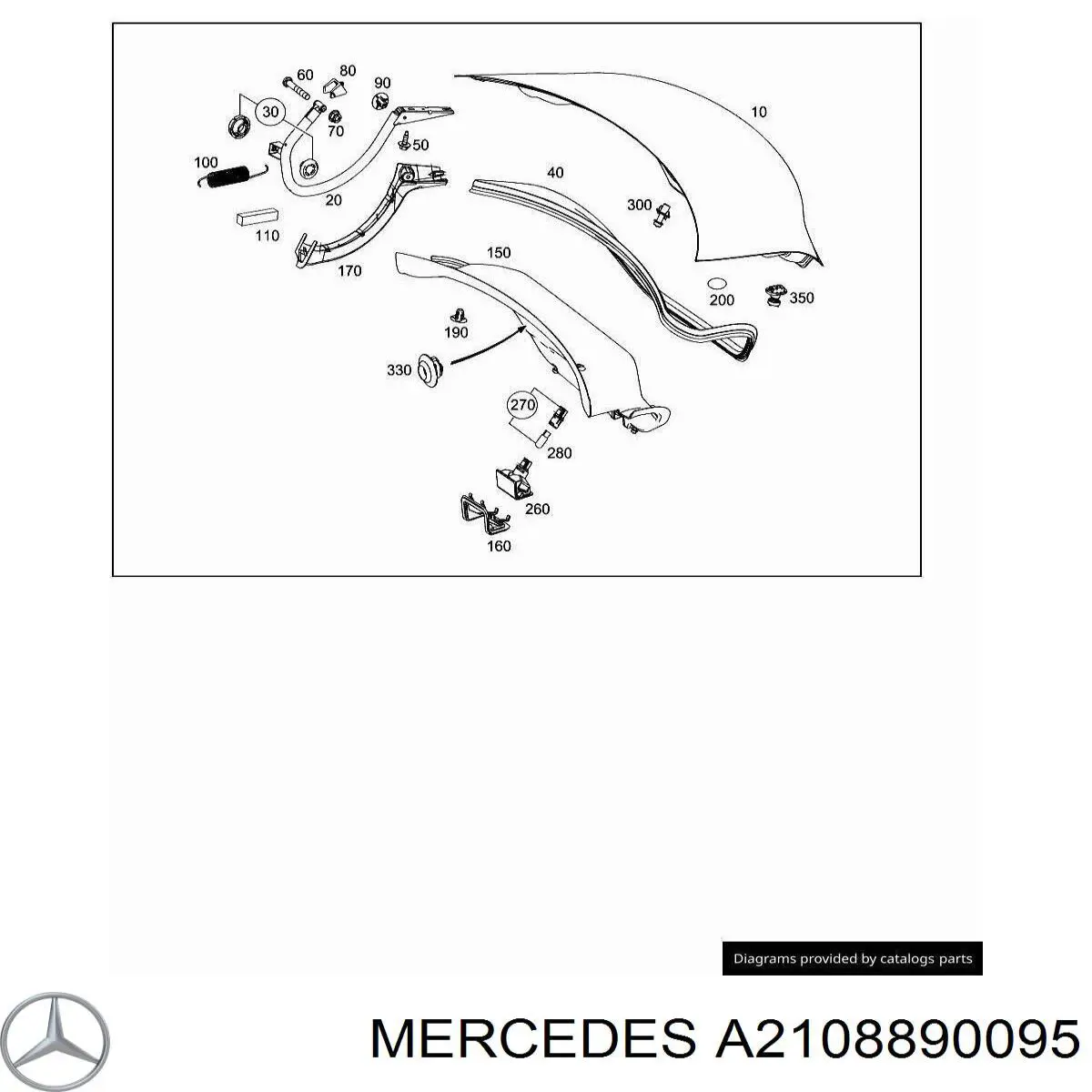  Mercedes A2108890095 precio, desde 4,72 EUR