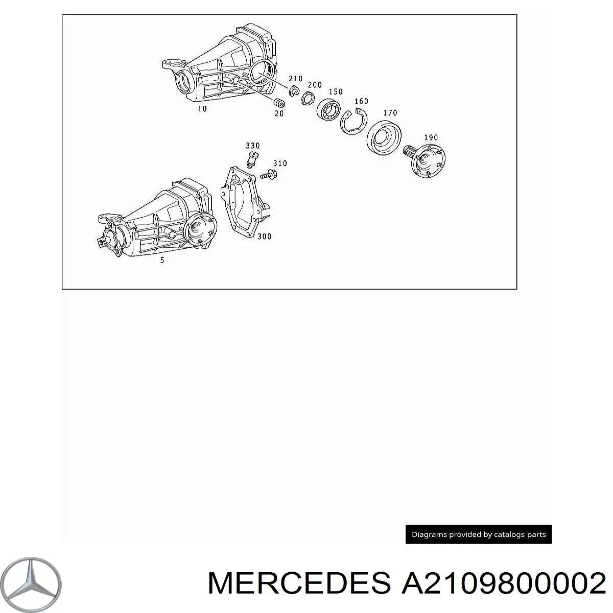  Mercedes A2109800002 precio, desde 164,86 EUR