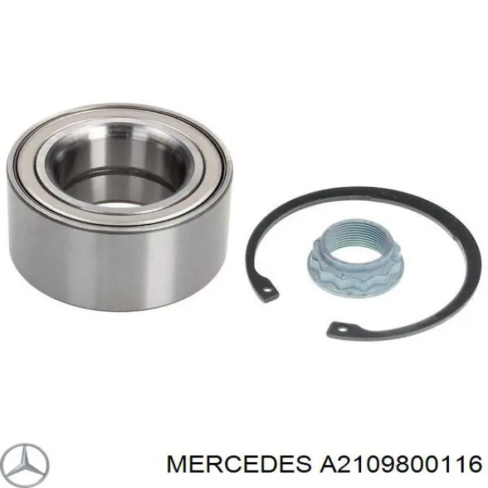 A2109800116 Mercedes cojinete de rueda trasero