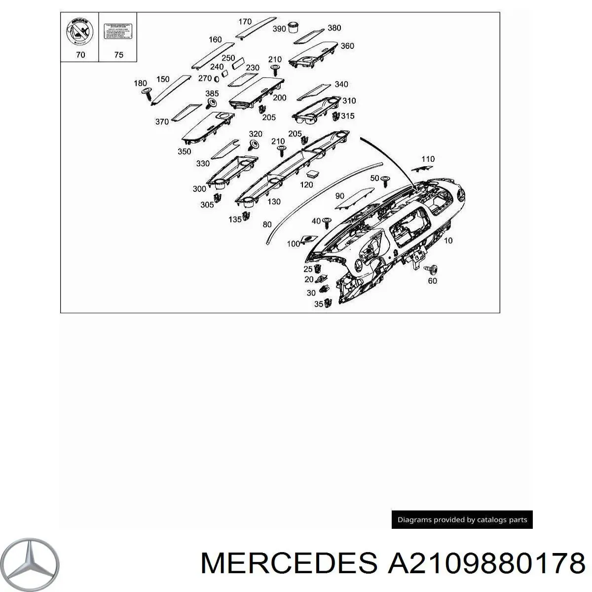 A2109880178 Mercedes 