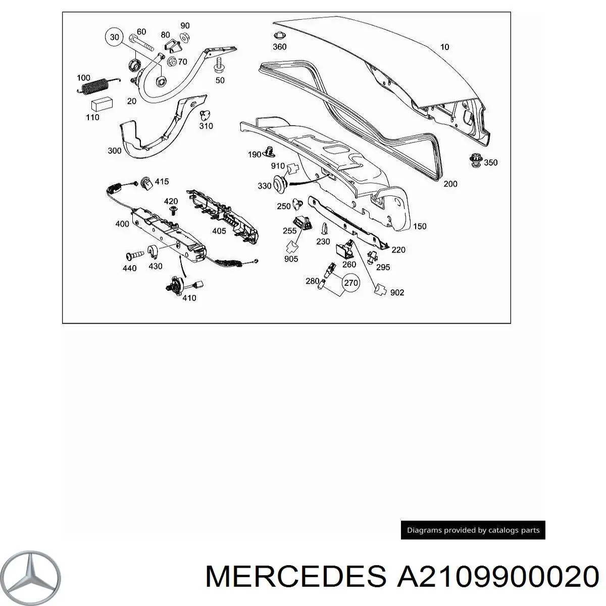  A2109900020 Mercedes
