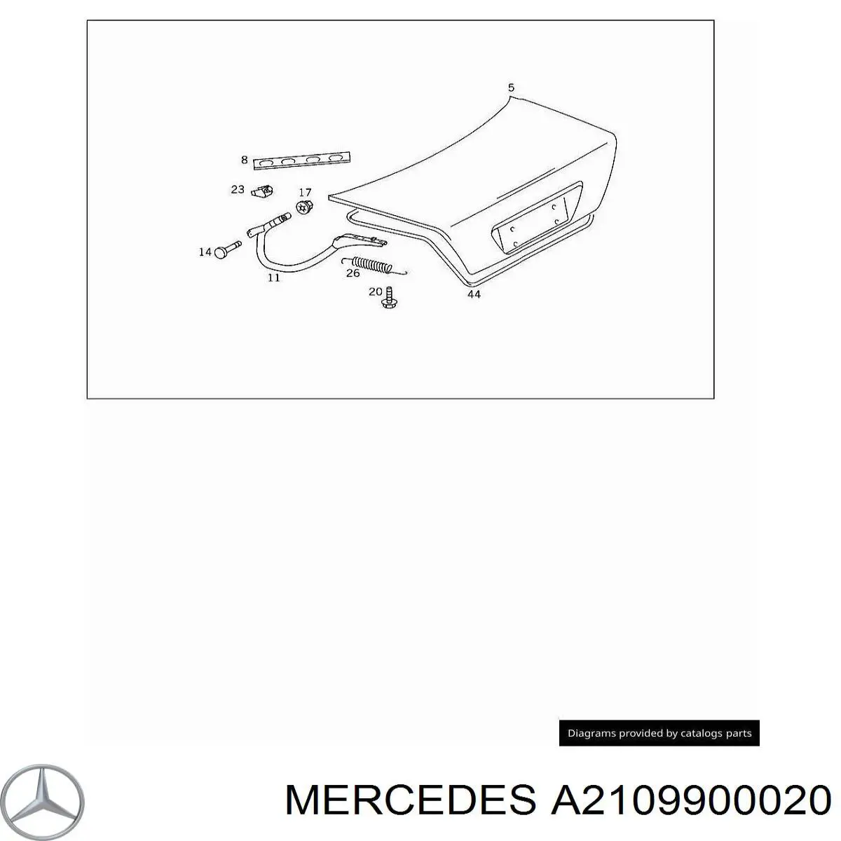 A2109900020 Mercedes