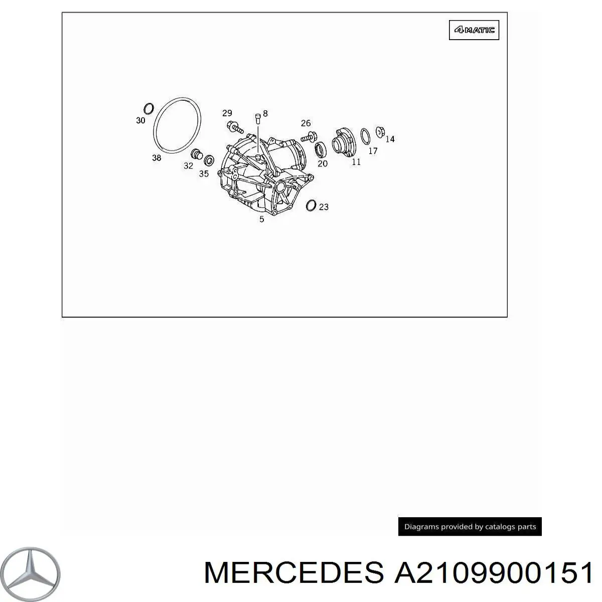 A2109900151 Mercedes 