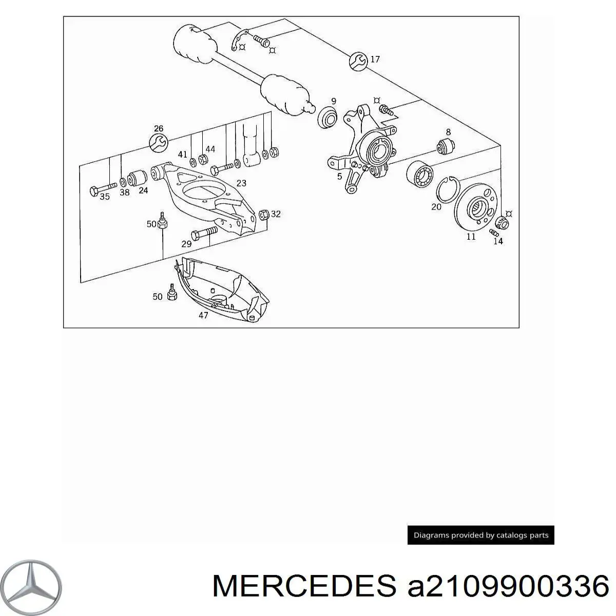  Mercedes A2109900336 precio, desde 9,92 EUR