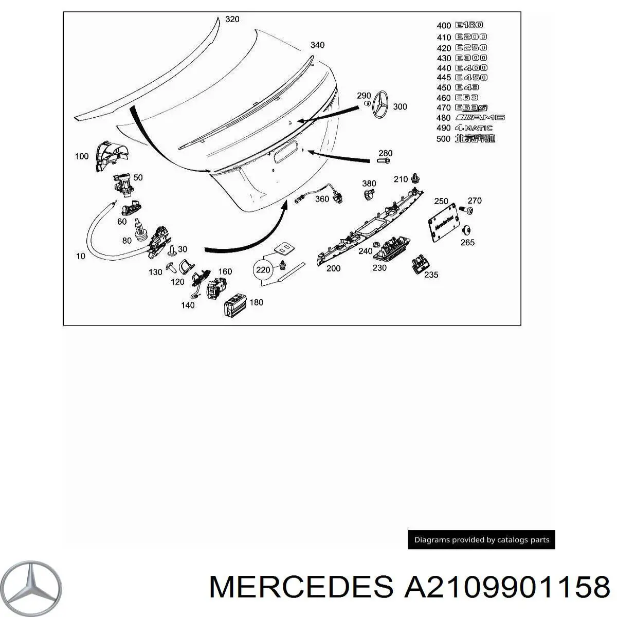  Mercedes A2109901158 precio, desde 4,24 EUR