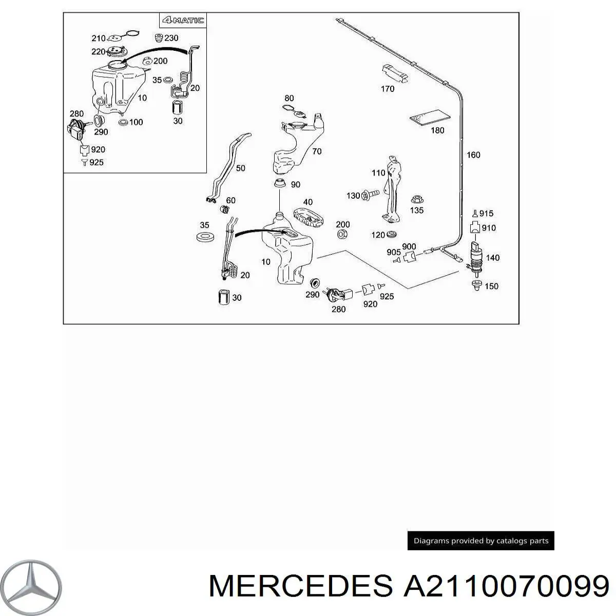  Mercedes A2110070099 precio, desde 5,29 EUR