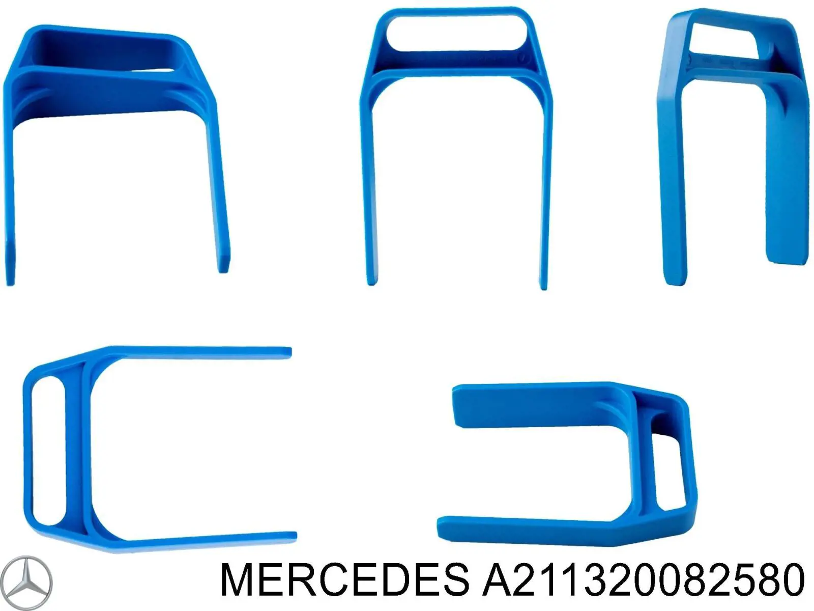 A211320082580 Mercedes muelle neumático, suspensión, eje trasero