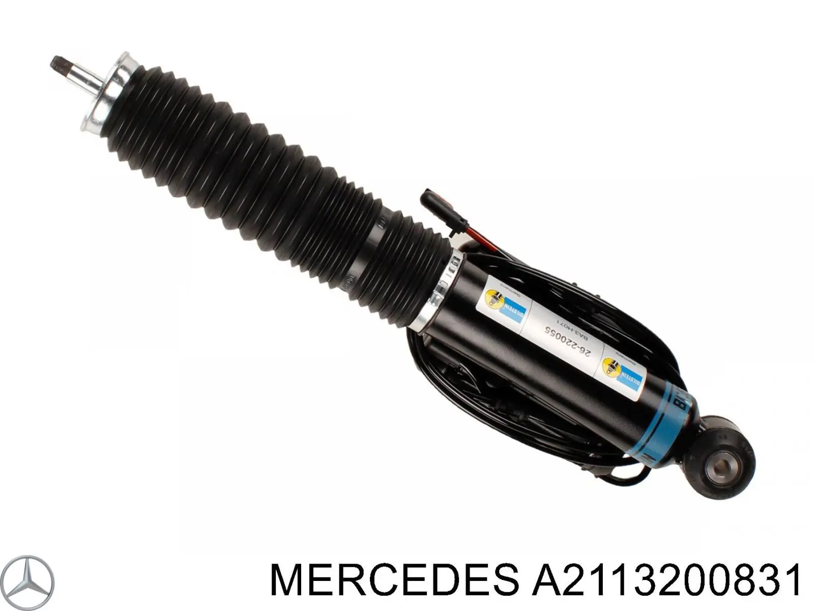 A2113200831 Mercedes amortiguador trasero derecho