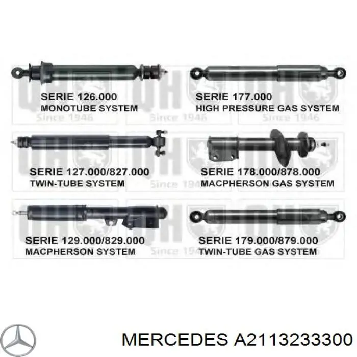 Comprar A2113233300 Mercedes Amortiguador