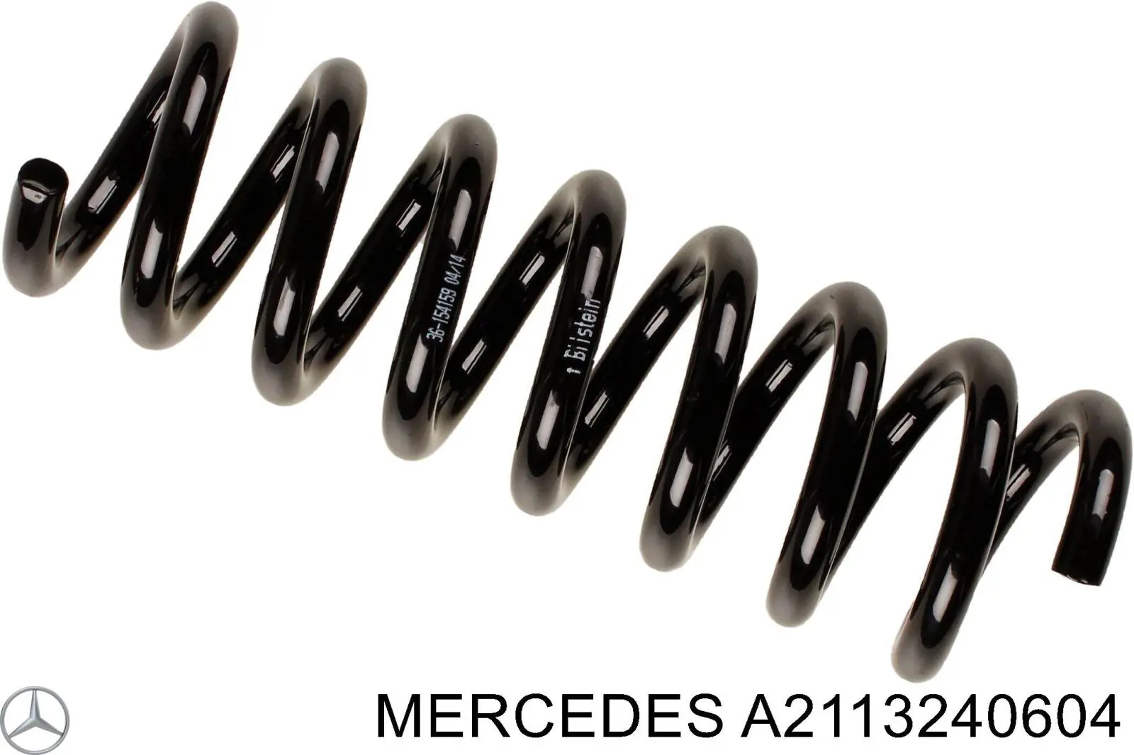 A2113240604 Mercedes muelle de suspensión eje trasero