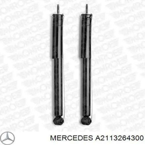 A2113264300 Mercedes amortiguador trasero