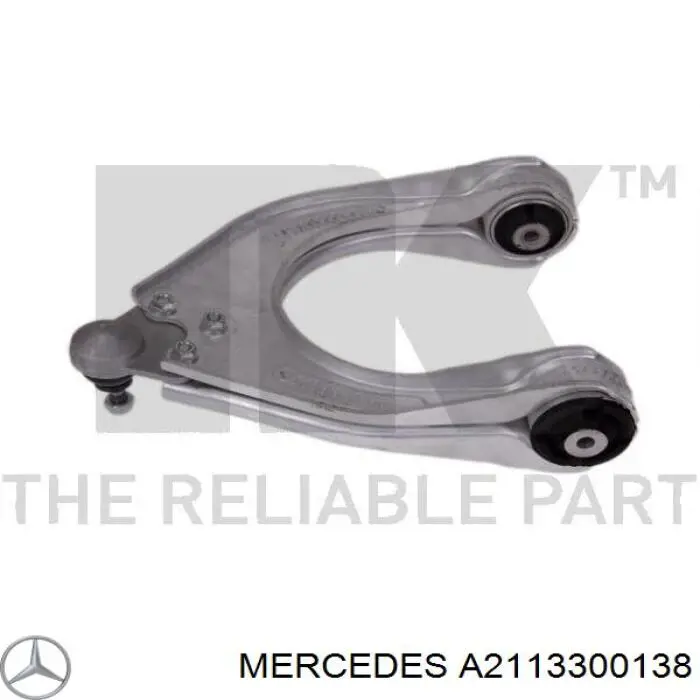 A2113300138 Mercedes barra oscilante, suspensión de ruedas delantera, superior izquierda