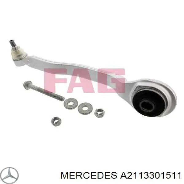 A2113301511 Mercedes barra oscilante, suspensión de ruedas delantera, inferior izquierda