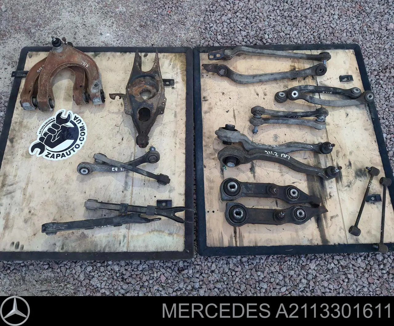 Brazo inferior derecho de la suspensión delantera Mercedes A2113301611 precio, desde 55,18 EUR