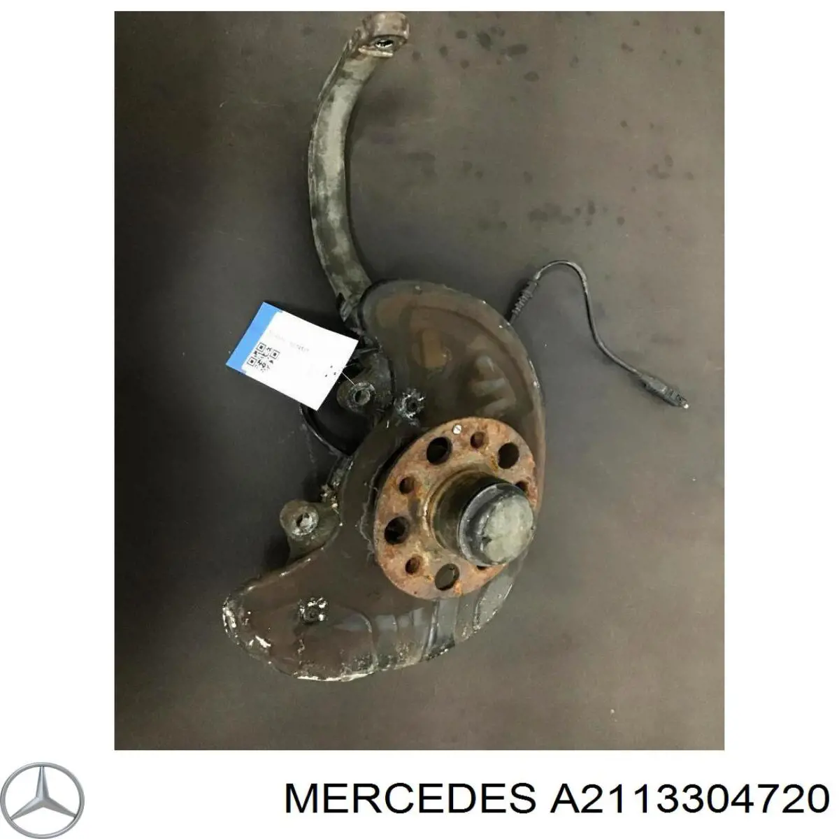 Muñón del eje, suspensión de rueda, delantero izquierdo Mercedes E (W211)