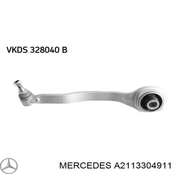 A2113304911 Mercedes barra oscilante, suspensión de ruedas delantera, inferior izquierda