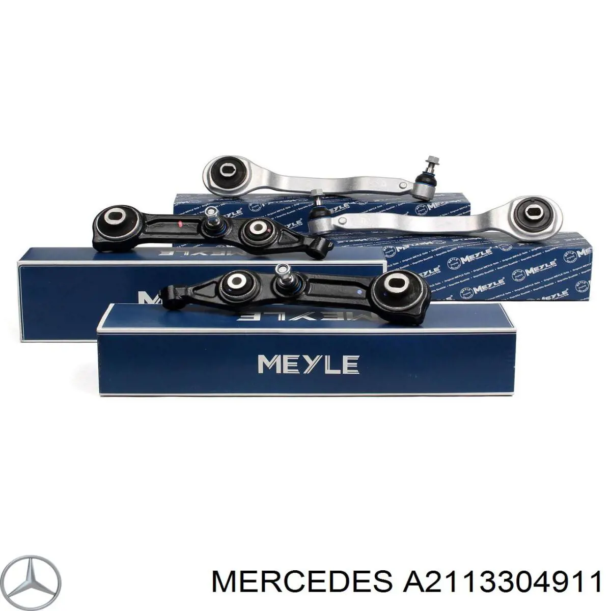 Brazo inferior izquierdo de la suspensión delantera A2113304911 Mercedes