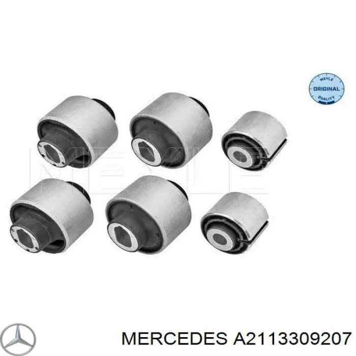 A2113309207 Mercedes barra oscilante, suspensión de ruedas delantera, inferior derecha