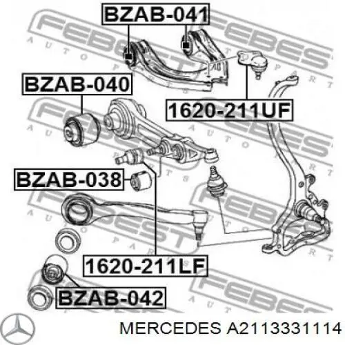 Comprar A2113331114 Mercedes Silentblock