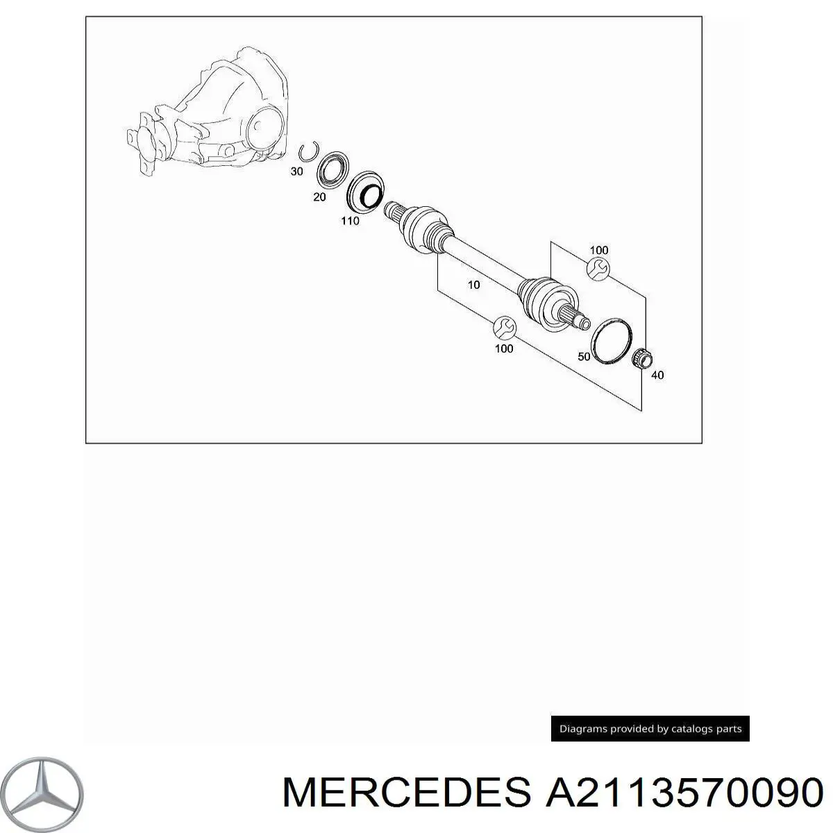  Mercedes A2113570090 precio, desde 10,47 EUR