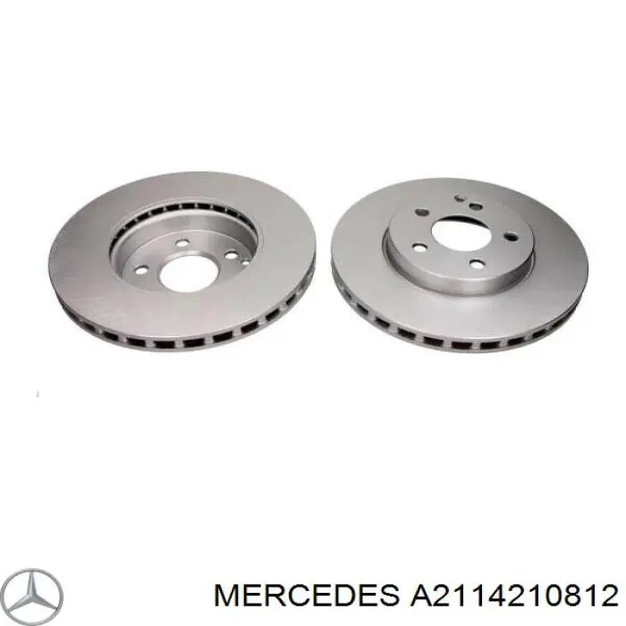 Comprar A2114210812 Mercedes Freno de disco delantero