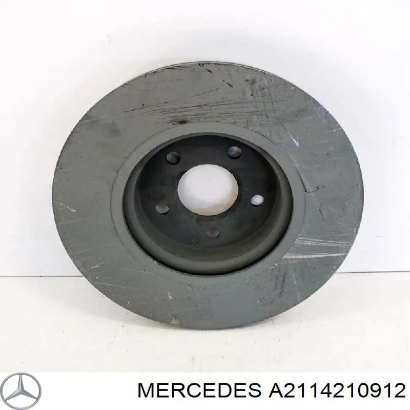 A2114210912 Mercedes disco de freno delantero