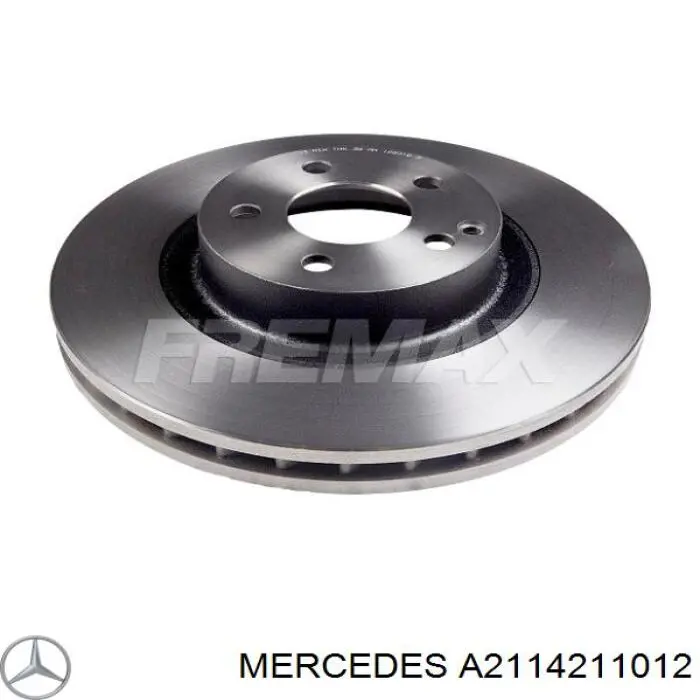 Disco de freno A2114211012 Mercedes
