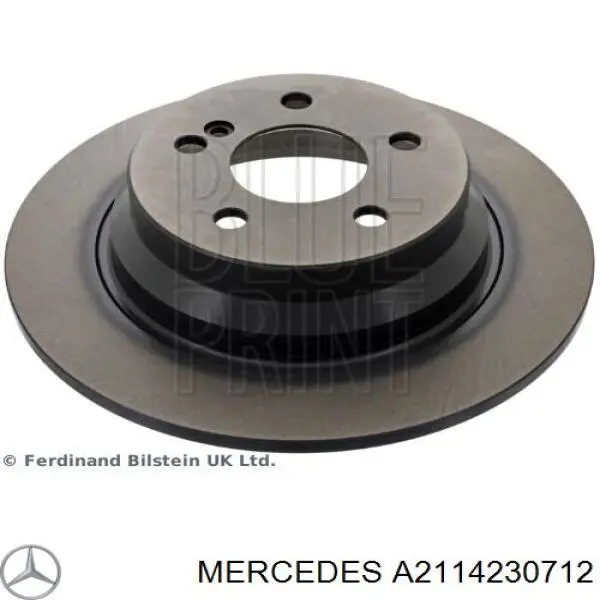 Disco de freno trasero Mercedes A2114230712 precio, desde 38,58 EUR