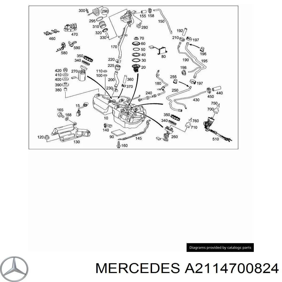  Mercedes A2114700824 precio, desde  