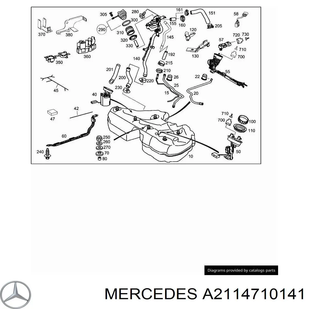  Mercedes A2114710141 precio, desde 6,30 EUR