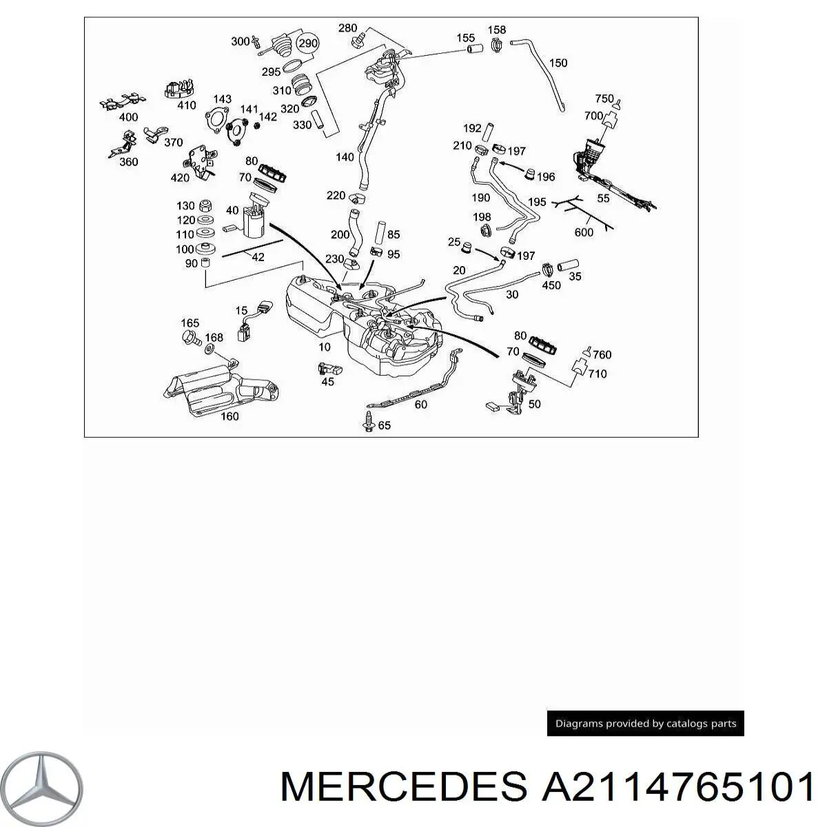  Mercedes A2114765101 precio, desde 51,11 EUR