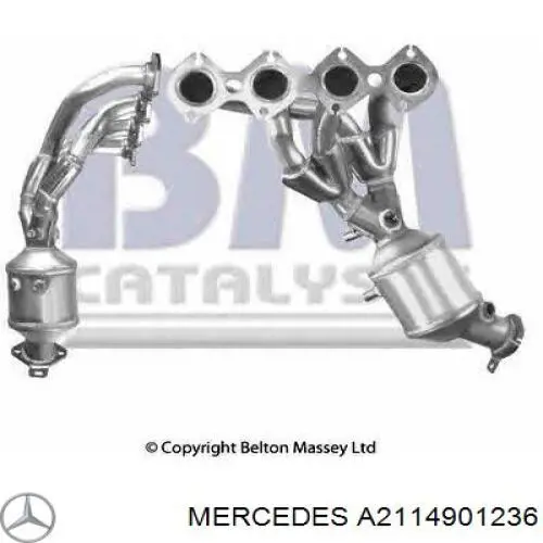 Catalizador Mercedes A2114901236 precio, desde 354,29 EUR