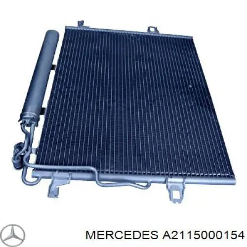 A2115000154 Mercedes condensador aire acondicionado
