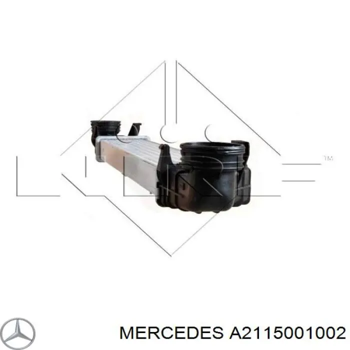 Radiador de aire de admisión Mercedes A2115001002 precio, desde 65,62 EUR