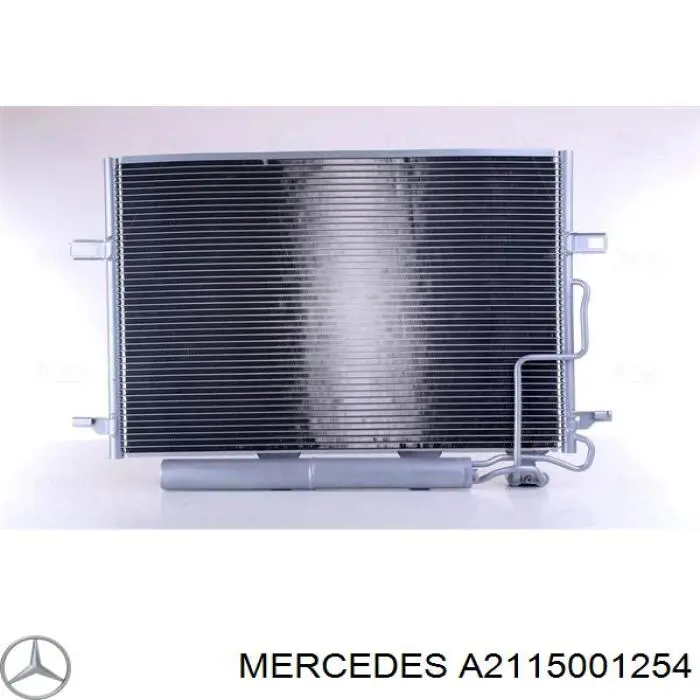 A2115001254 Mercedes condensador aire acondicionado
