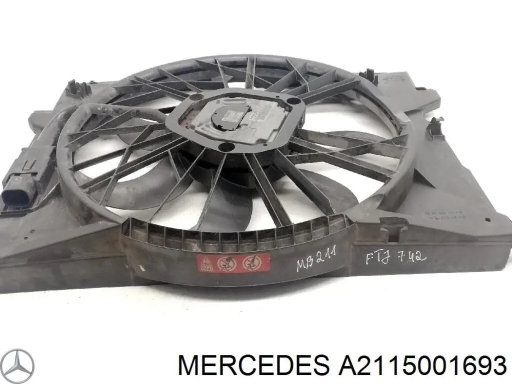 Ventilador de refrigeración completo derecho (motor y hélice) Mercedes A2115001693 precio, desde 177,14 EUR