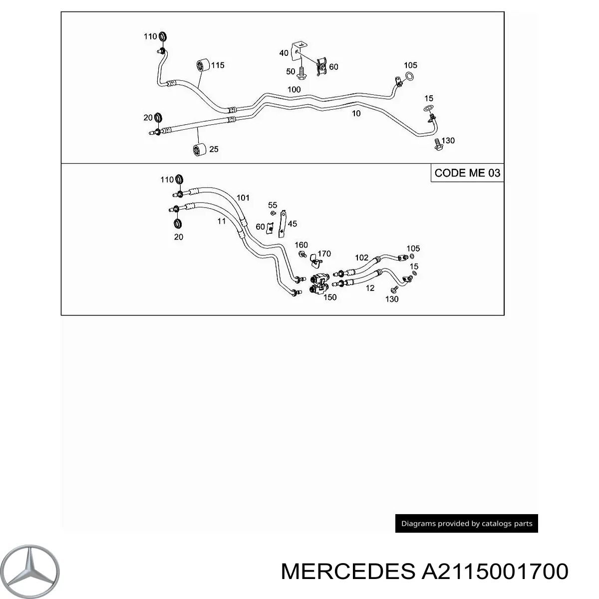 Radiador de refrigeración de la transmisión Mercedes A2115001700 precio, desde 181,50 EUR