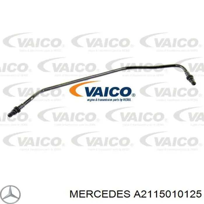 A211501012564 Mercedes tubo de ventilacion del carter (separador de aceite)